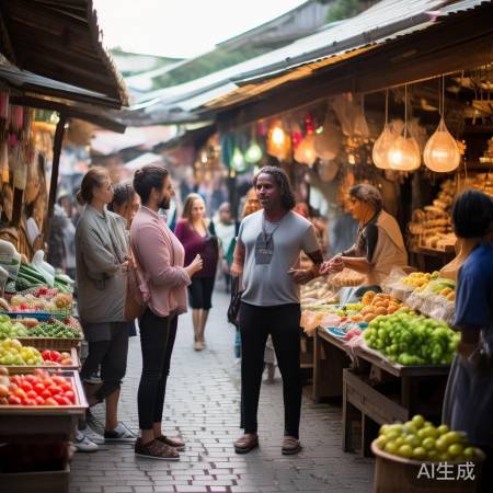 市场闲聊,生活新体验